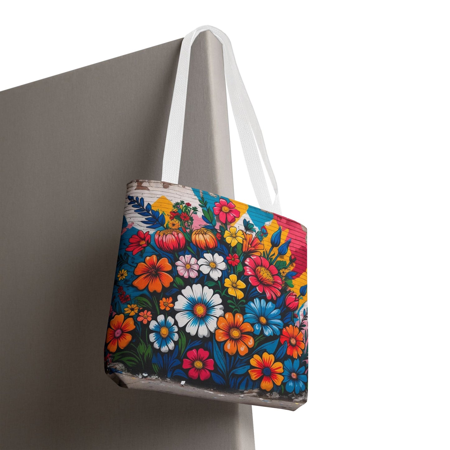 Artistic Surge - Eco-Friendly Canvas Tote Bag - FLOWERS
