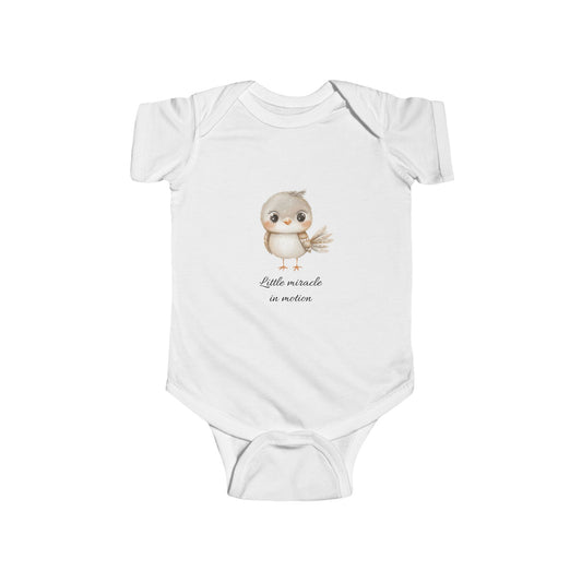 Adorable Baby Bodysuit with Sparrow Design