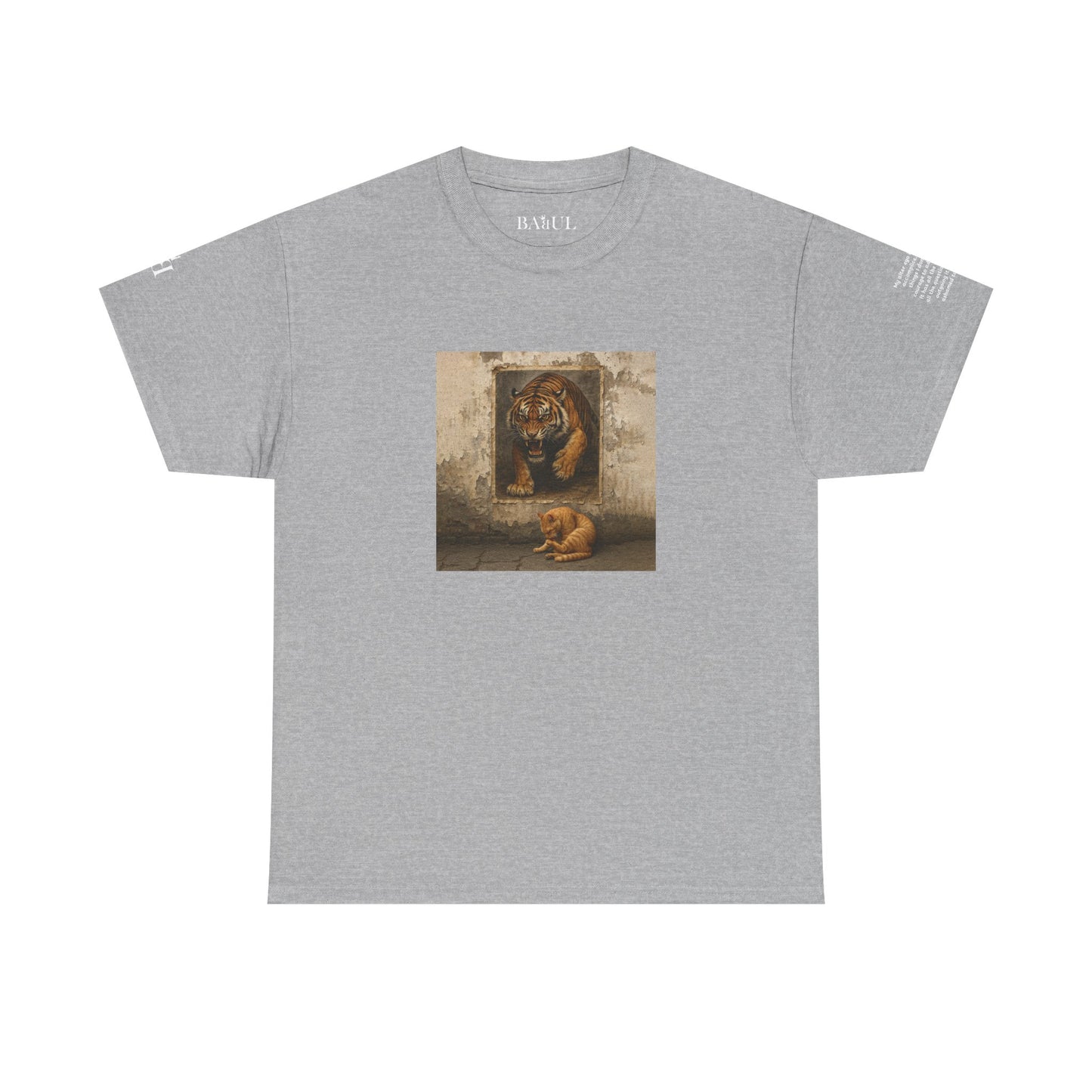 Rebel Graphic Tee - Unisex Heavy Cotton T-Shirt for the Wild at Heart. Rebel Tees, Born to Be Worn