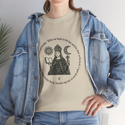 The High Priestess - ArcanaPop T-Shirt – Where Tarot Magic Meets Pop Art