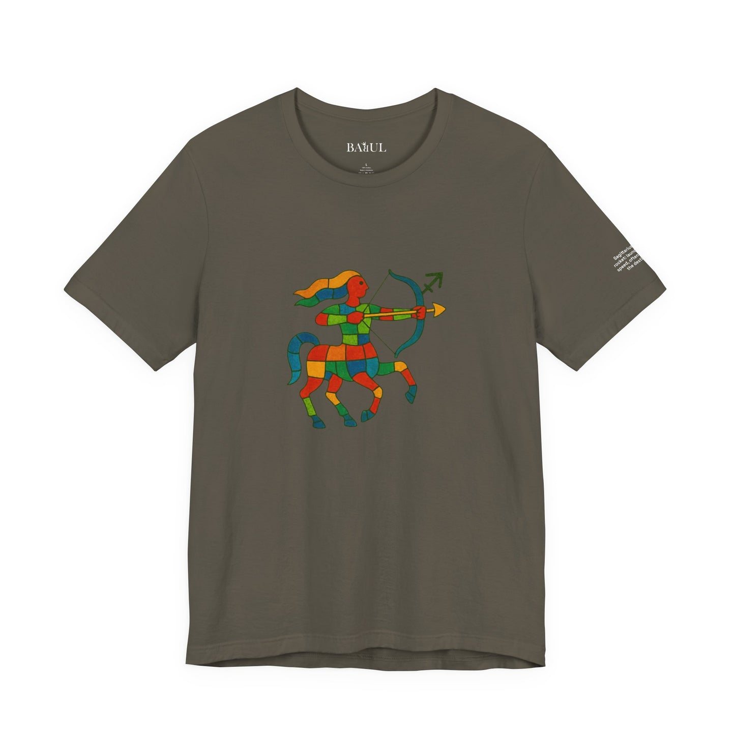 SAGITTARIUS - T-shirt, The Zodiac in Colors