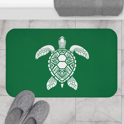 Tribal Bath Mat. Ocean Energy, Tribal Style