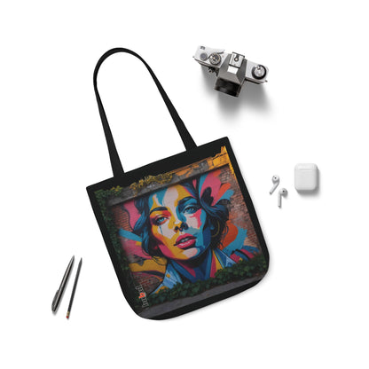 Artistic Surge - Eco-Friendly Canvas Tote Bag - FEMALE FACE