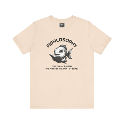 Fishlosophy Unisex Jersey Short Sleeve Tee –  The Ocean' depth is not for the faint of heart