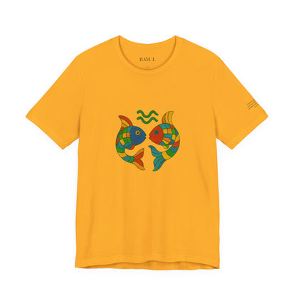 PISCES - T-shirt, The Zodiac in Colors