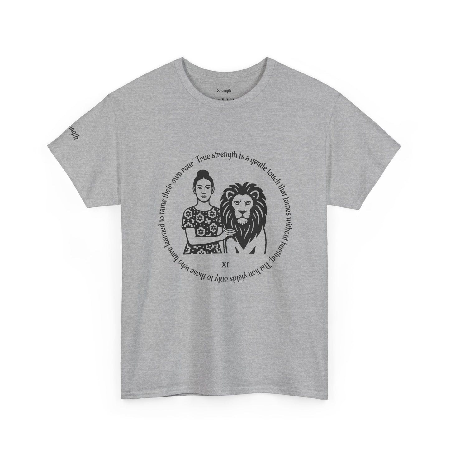 Strength - ArcanaPop T-Shirt – Where Tarot Magic Meets Pop Art