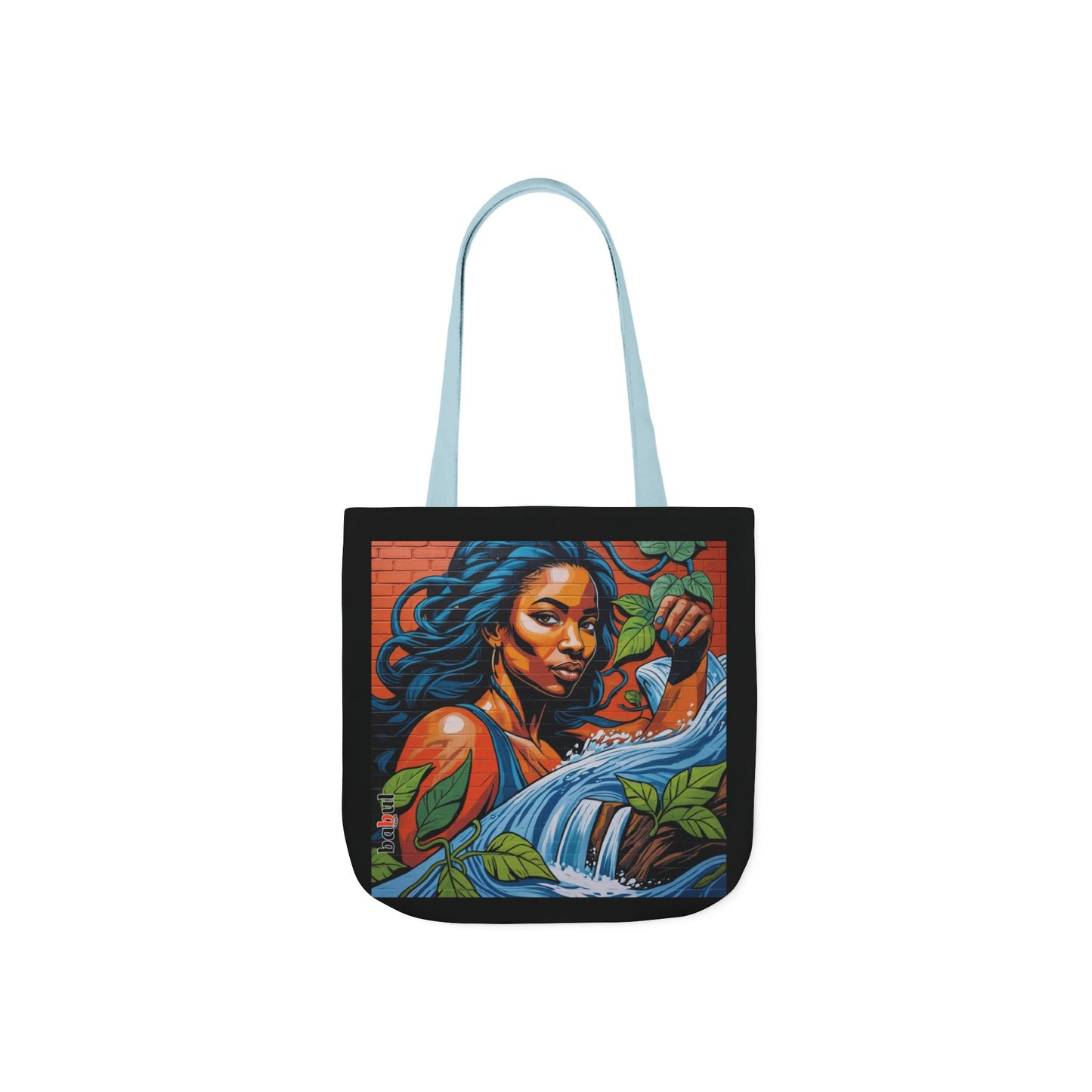 Artistic Surge - Eco-Friendly Canvas Tote Bag - WOMAN WITH WATER