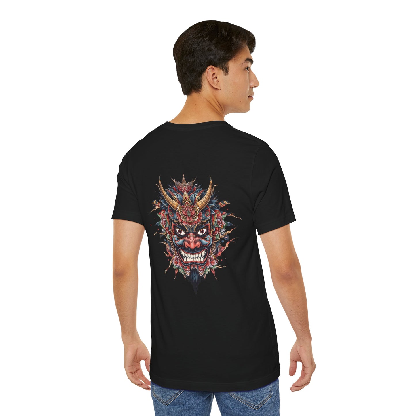 The Bold Oni Mask Streetwear T-Shirt