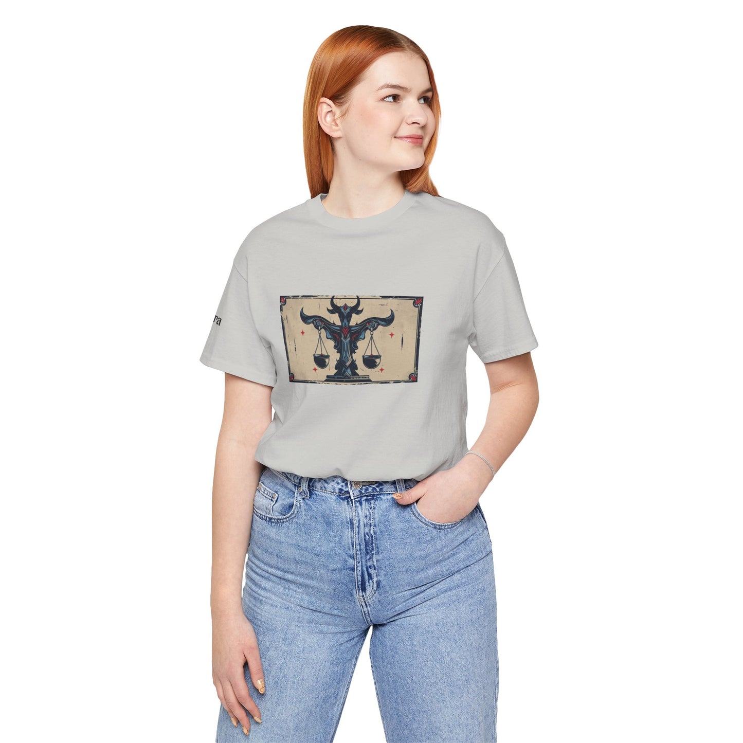 Libra - Gothic Zodiac T-Shirt. Zodiac in the Shadows