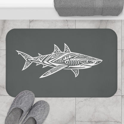 Tribal Bath Mat. Ocean Energy, Tribal Style