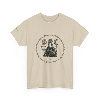 The High Priestess - ArcanaPop T-Shirt – Where Tarot Magic Meets Pop Art
