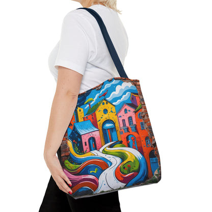 Artistic Surge - Eco-Friendly Canvas Tote Bag - HOUSES