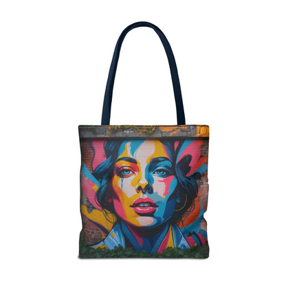 Artistic Surge - Eco-Friendly Canvas Tote Bag - WOMAN'S FACE