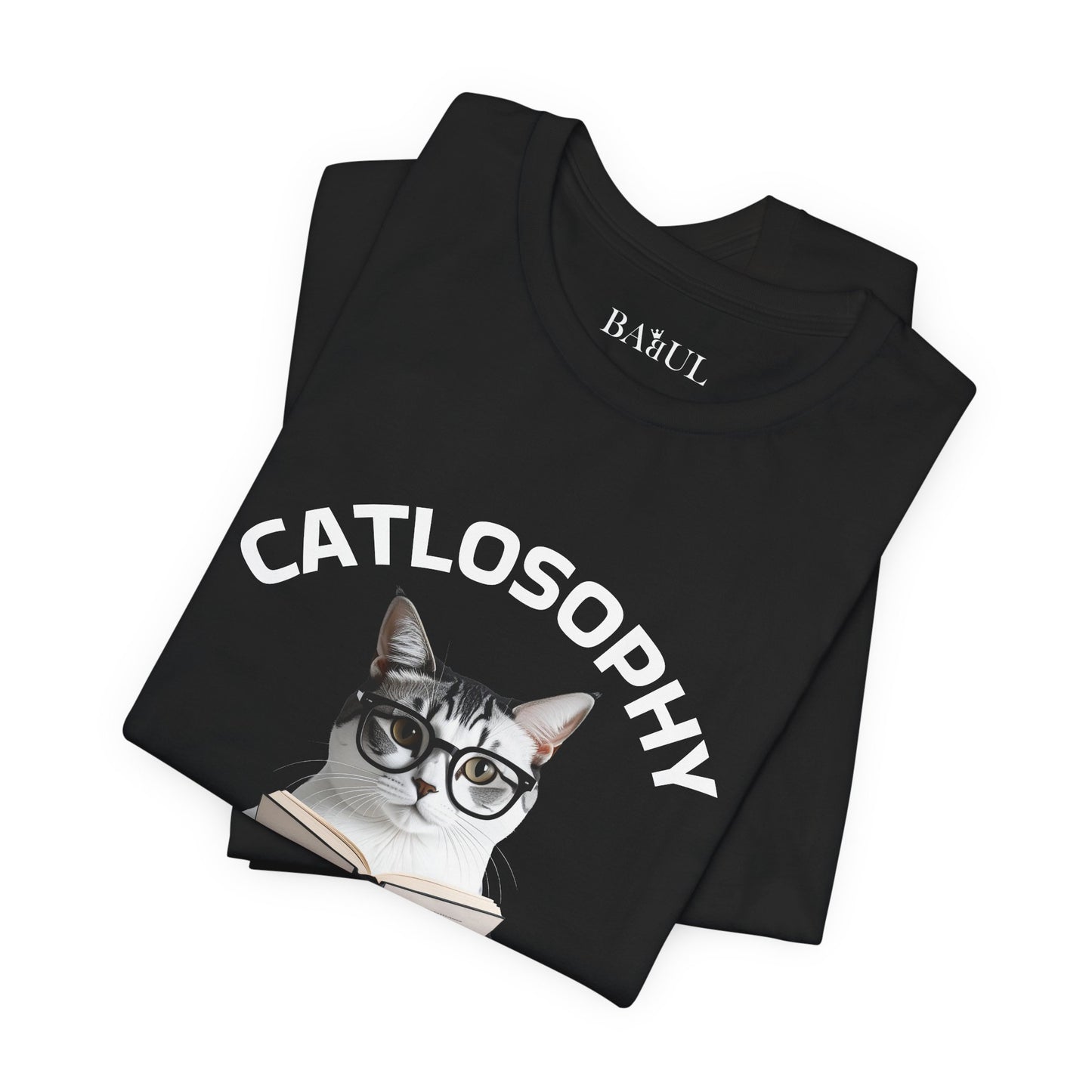 Catlosophy Unisex Jersey Short Sleeve Tee –  "Let the dog bark" Design