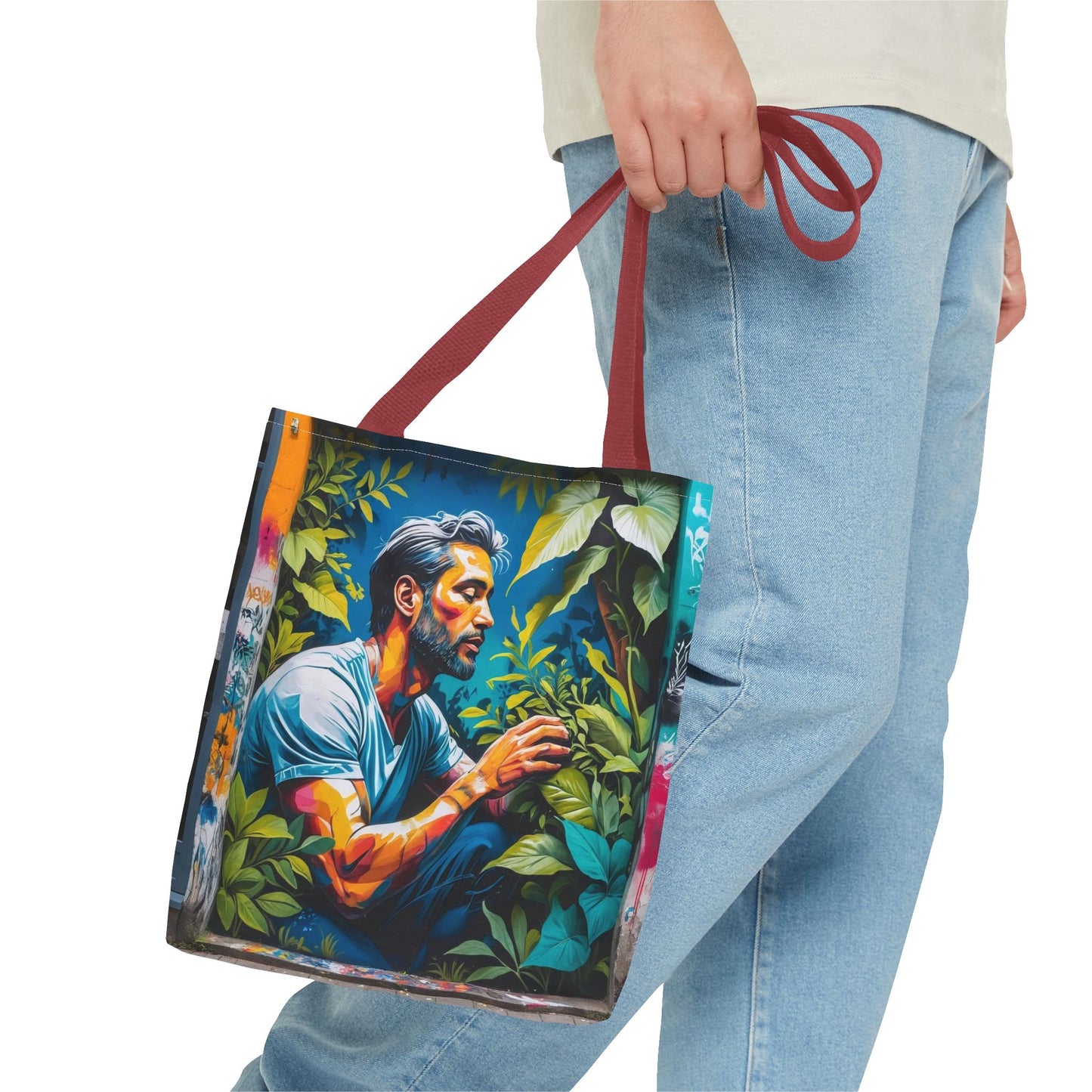 Artistic Surge - Eco-Friendly Canvas Tote Bag - LOVE FOR NATURE