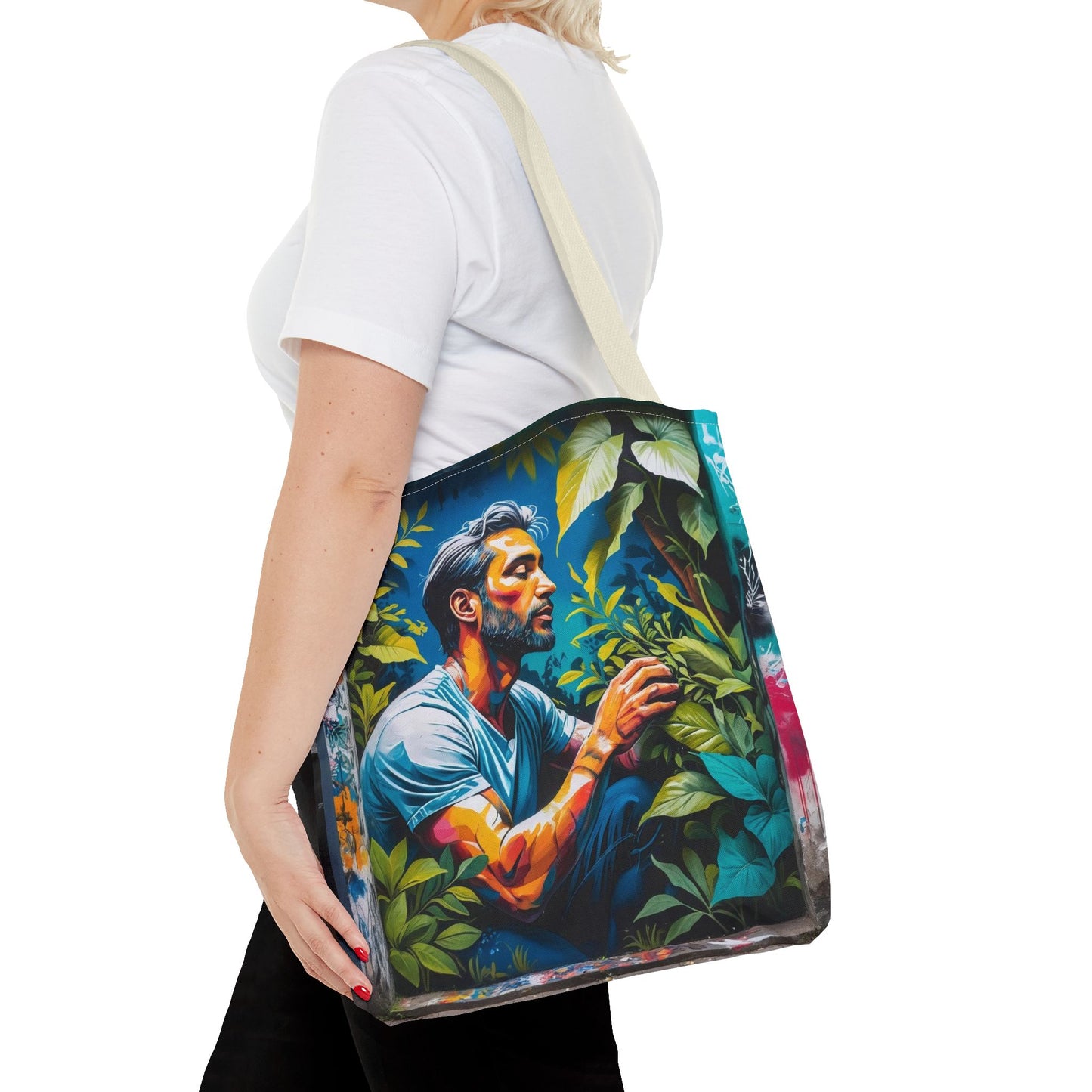 Artistic Surge - Eco-Friendly Canvas Tote Bag - LOVE FOR NATURE