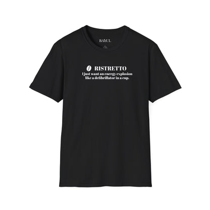 CoffeeTherapy T-Shirt – Irony Is the Best Cure (Right After Coffee)