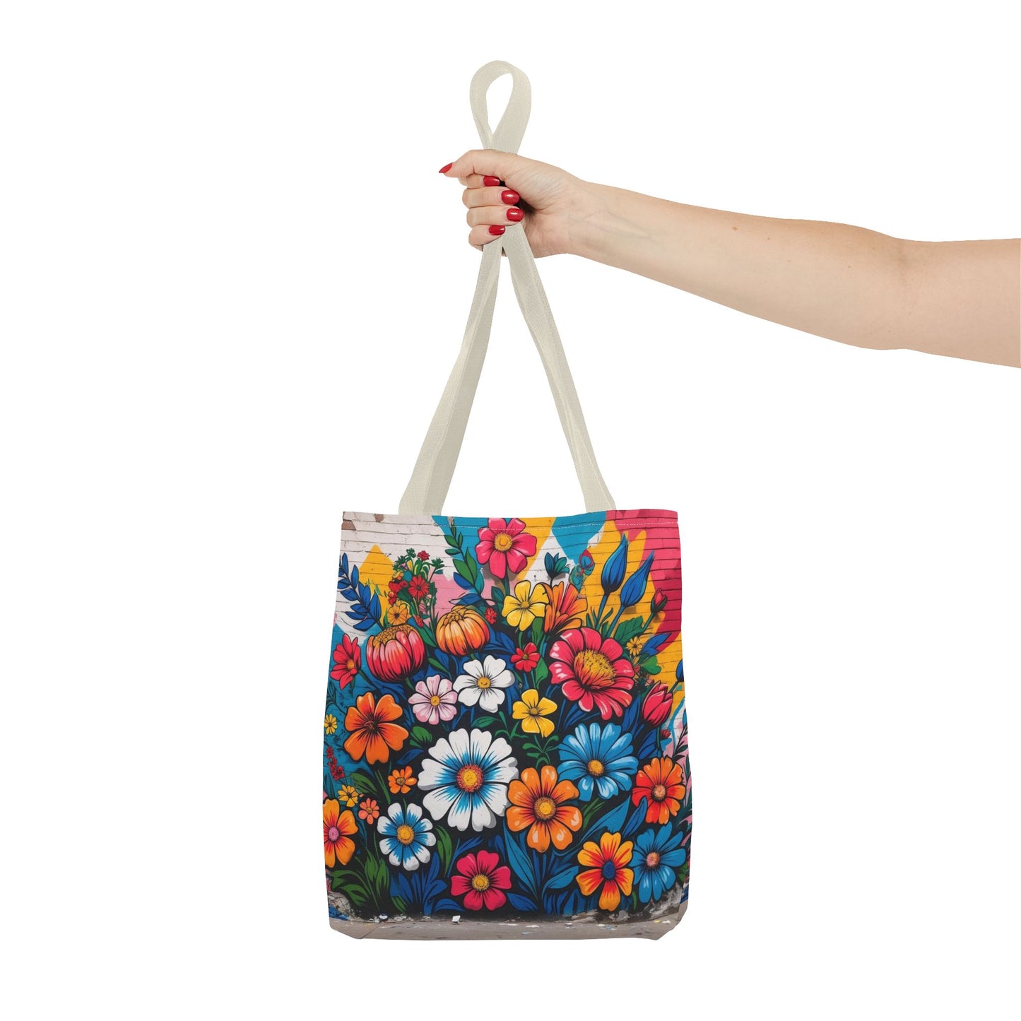 Artistic Surge - Eco-Friendly Canvas Tote Bag - FLOWERS