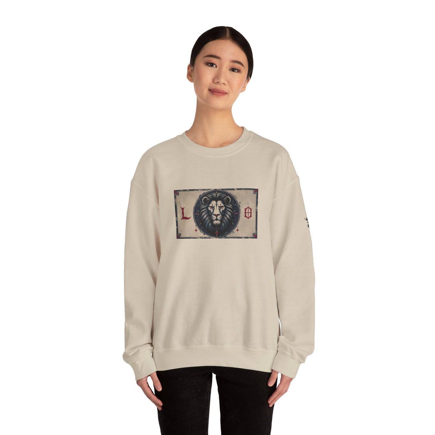Leo - Gothic Zodiac Blue Sweatshirt