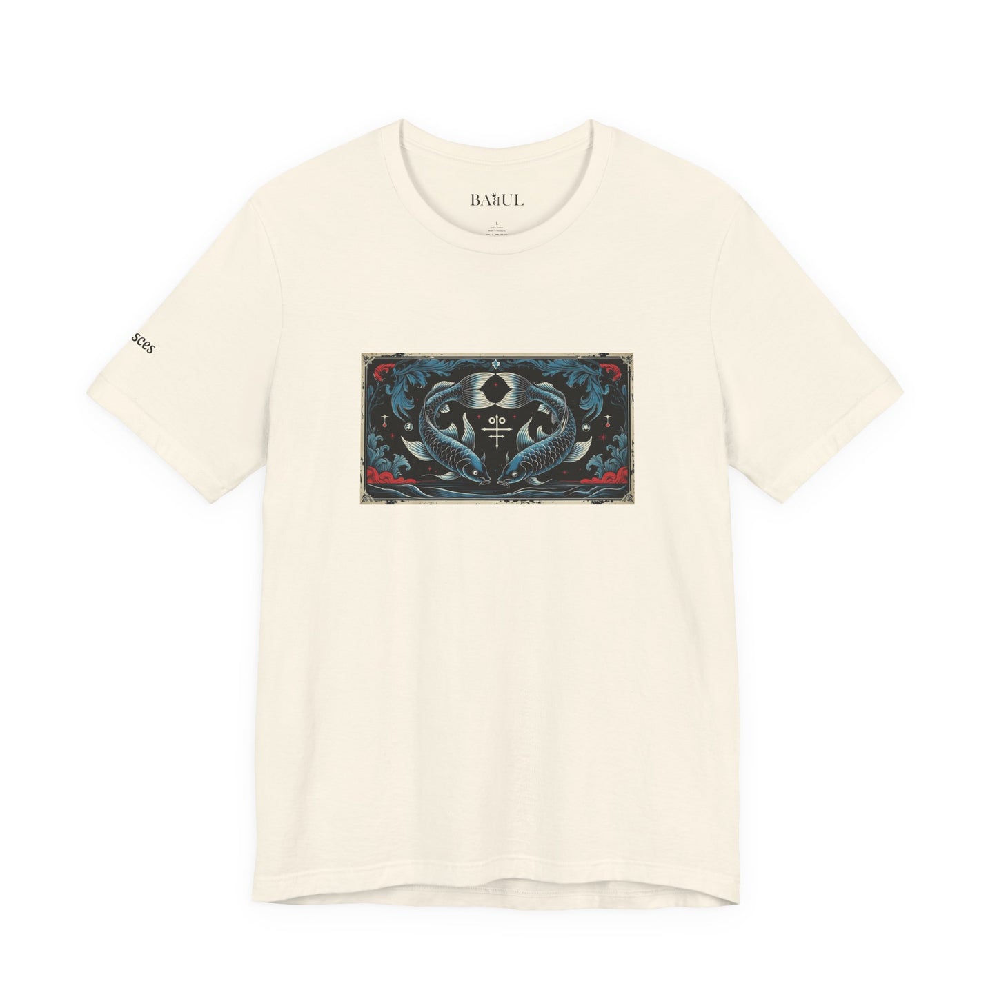 Pisces - Gothic Zodiac T-Shirt. Zodiac in the Shadows