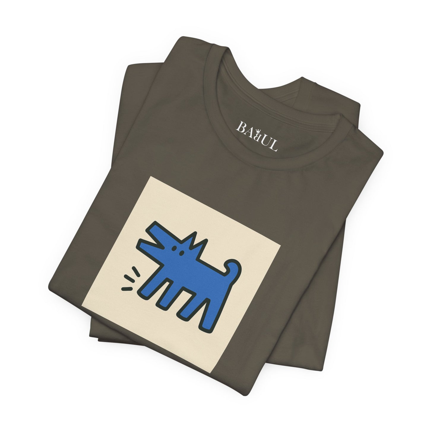 DOGART Unisex Jersey Dog T-Shirt - KEITH HARING - Iconic Painting Reimagined with Dogs