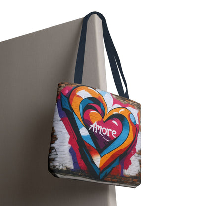 Artistic Surge - Eco-Friendly Canvas Tote Bag - HEART