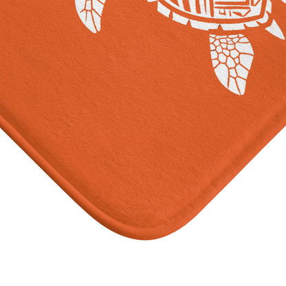 Tribal Bath Mat. Ocean Energy, Tribal Style