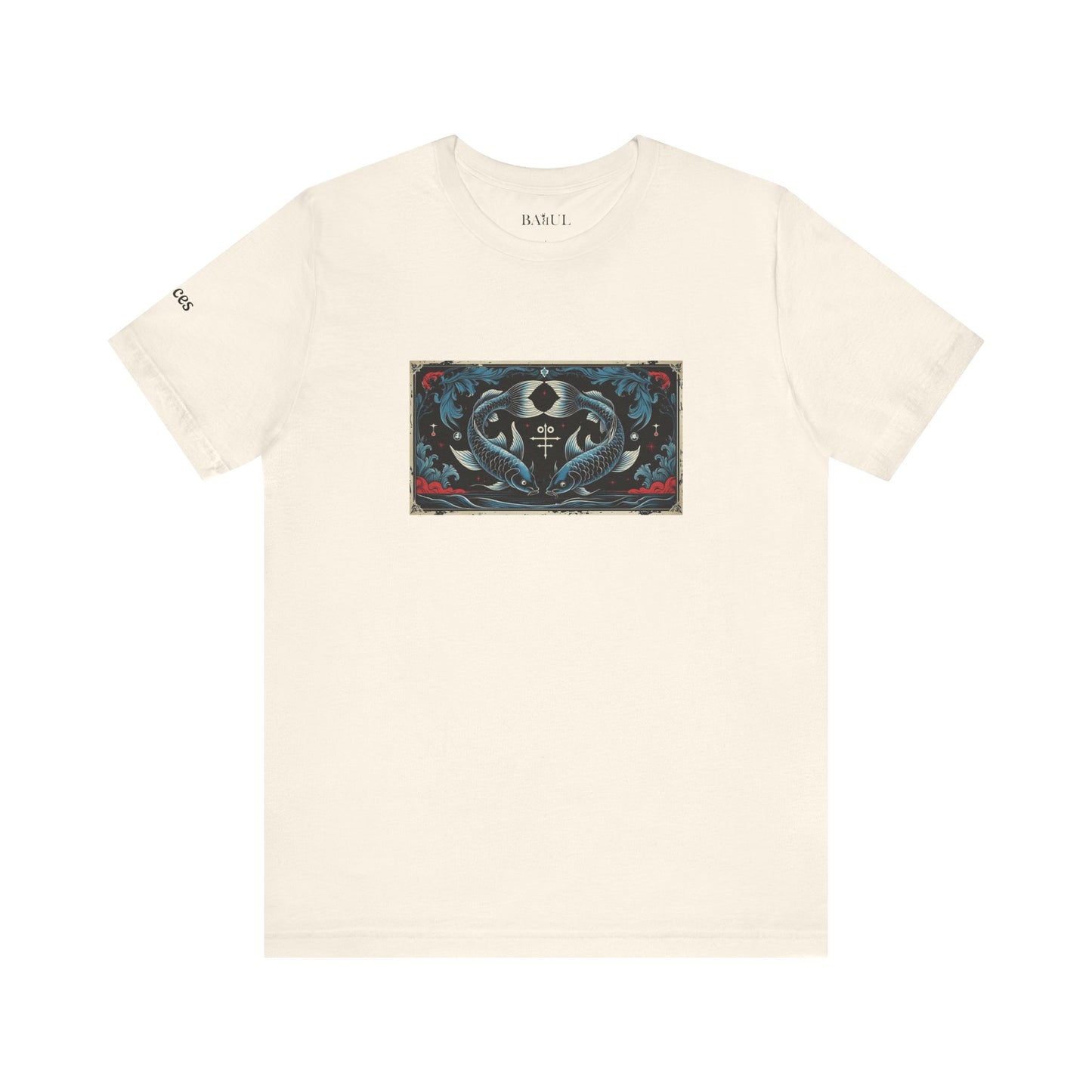 Pisces - Gothic Zodiac T-Shirt. Zodiac in the Shadows