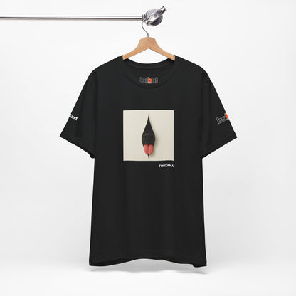DOGART Unisex Jersey Dog T-Shirt - FONTANA - Iconic Painting Reimagined with Dogs