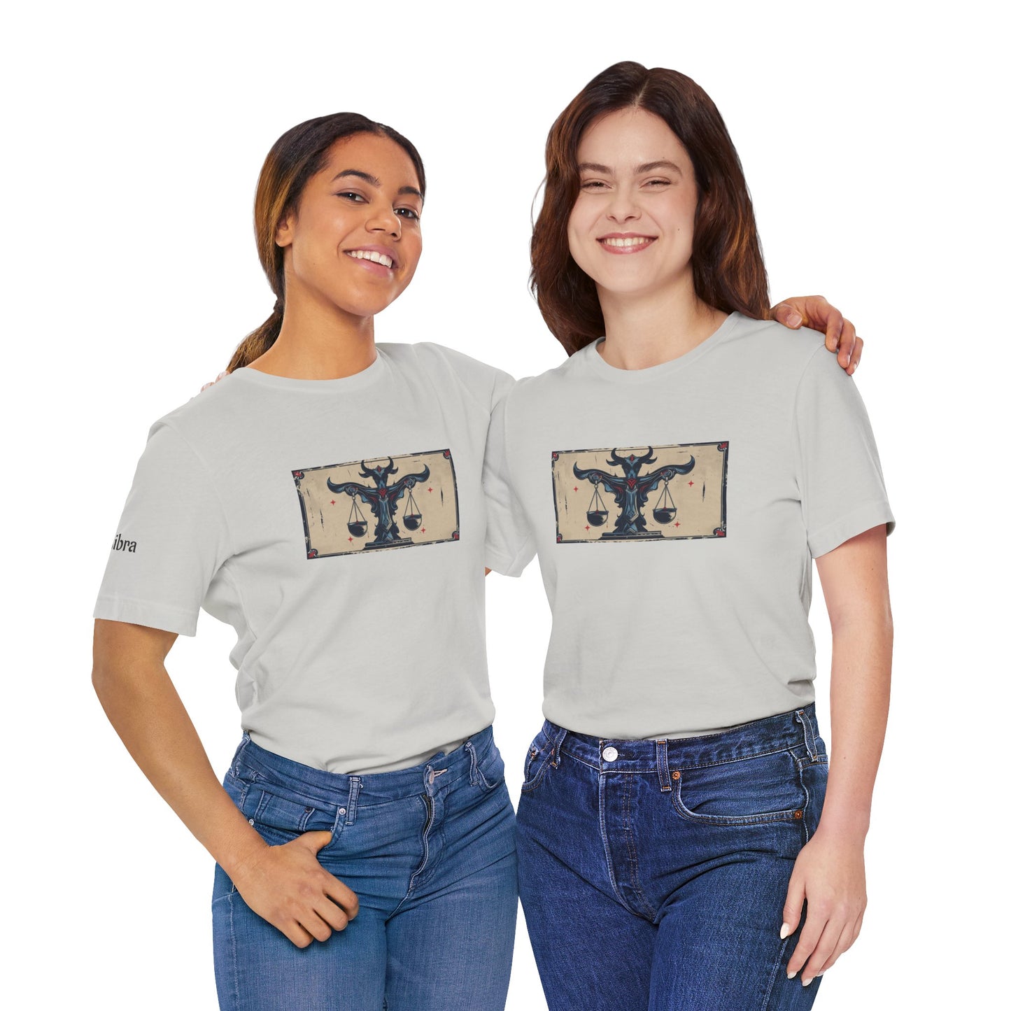 Libra - Gothic Zodiac T-Shirt. Zodiac in the Shadows
