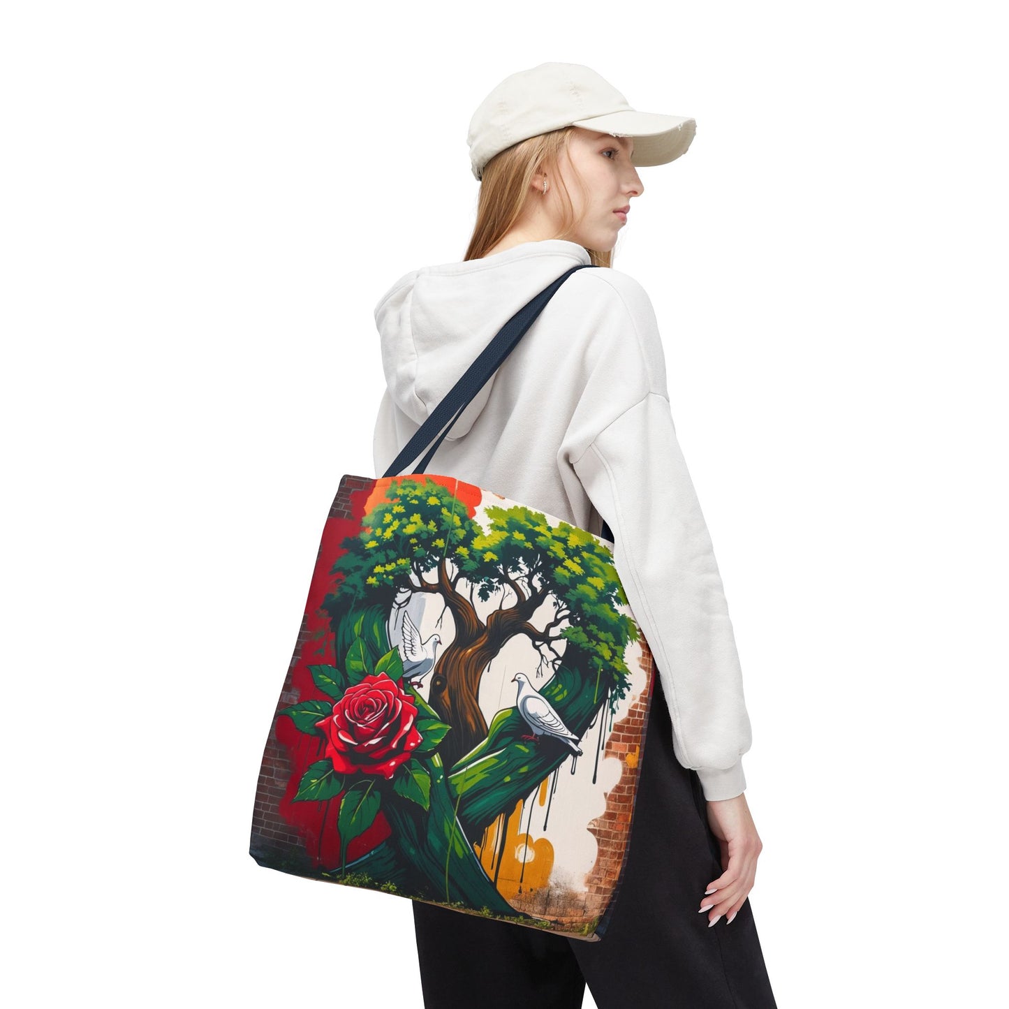 Artistic Surge - Eco-Friendly Canvas Tote Bag - ROSE