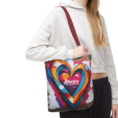 Artistic Surge - Eco-Friendly Canvas Tote Bag - HEART