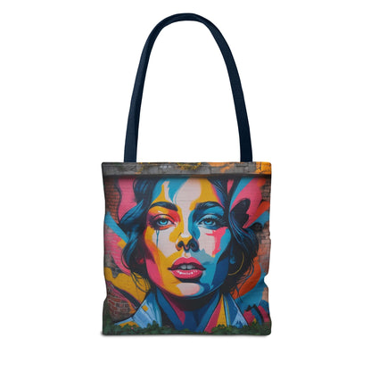 Artistic Surge - Eco-Friendly Canvas Tote Bag - WOMAN'S FACE