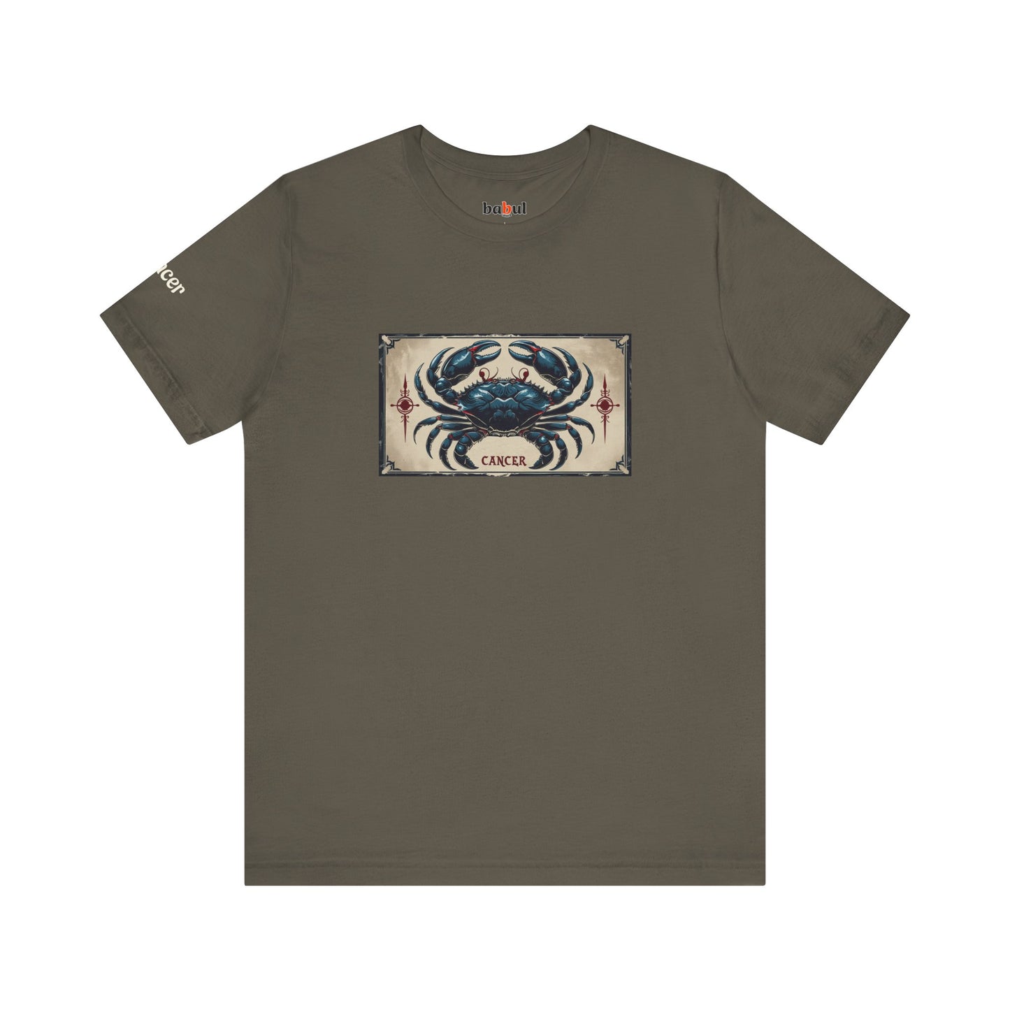 Cancer - Gothic Zodiac T-Shirt. Zodiac in the Shadows