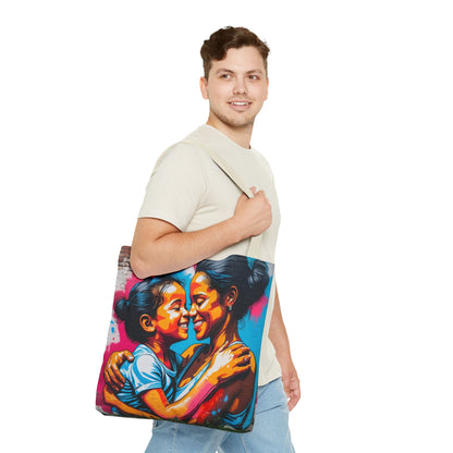 Artistic Surge - Eco-Friendly Canvas Tote Bag - SMILING HUG