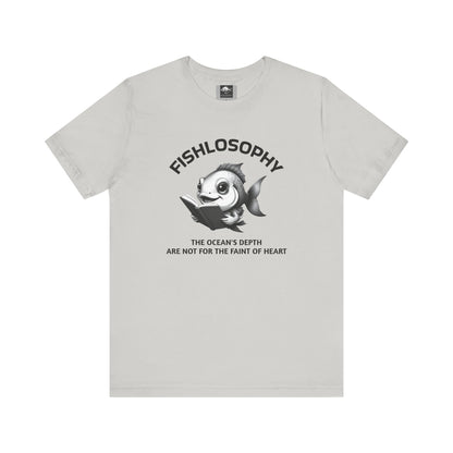 Fishlosophy Unisex Jersey Short Sleeve Tee –  The Ocean' depth is not for the faint of heart