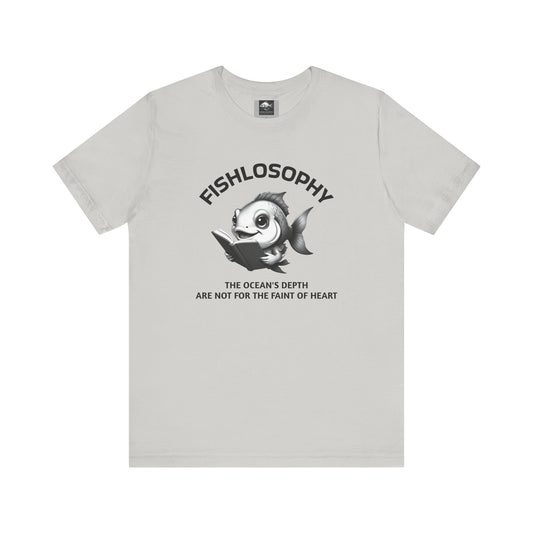 Fishlosophy Unisex Jersey Short Sleeve Tee –  The Ocean' depth is not for the faint of heart
