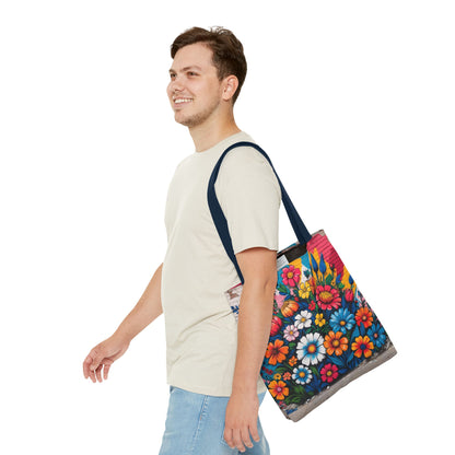 Artistic Surge - Eco-Friendly Canvas Tote Bag - FLOWERS
