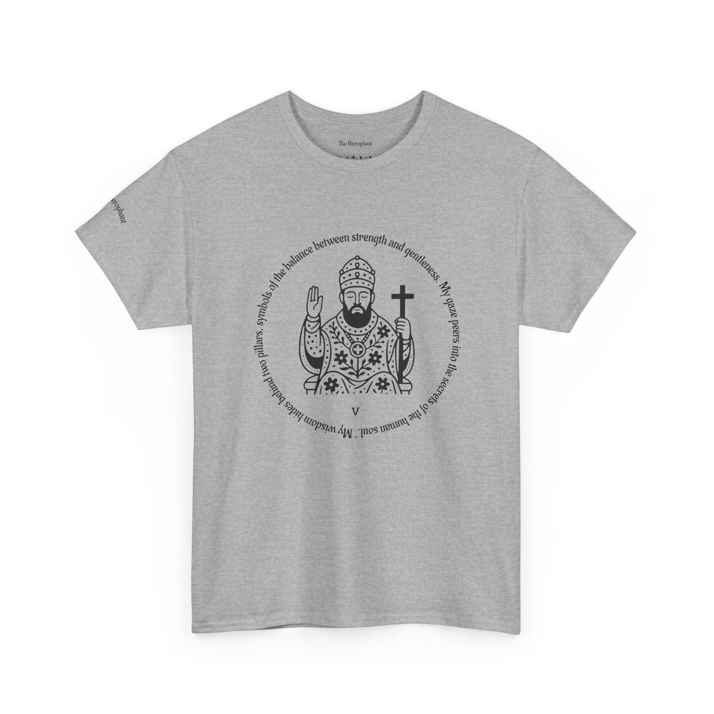 The Hierophant - ArcanaPop T-Shirt – Where Tarot Magic Meets Pop Art