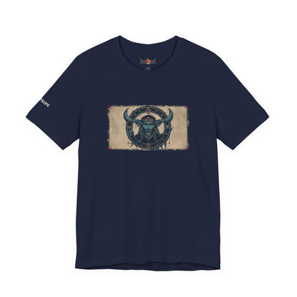 Capricorn - Gothic Zodiac T-Shirt. Zodiac in the Shadows