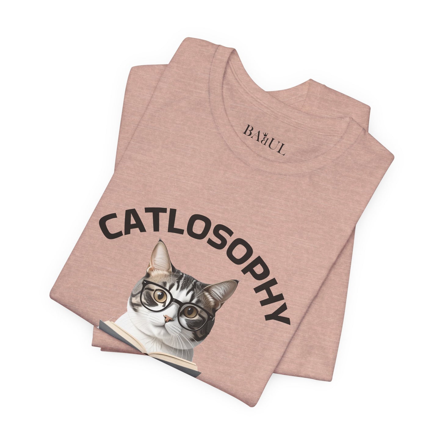 Catlosophy Unisex Jersey Short Sleeve Tee –  "Be mysterious" Design