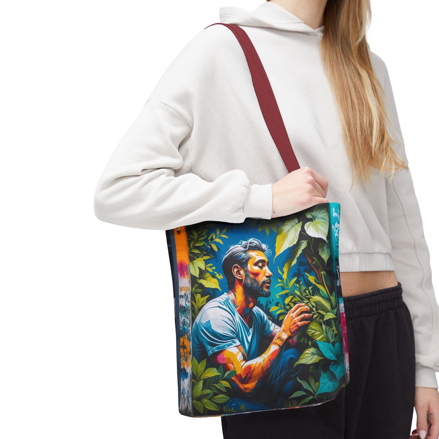 Artistic Surge - Eco-Friendly Canvas Tote Bag - LOVE FOR NATURE