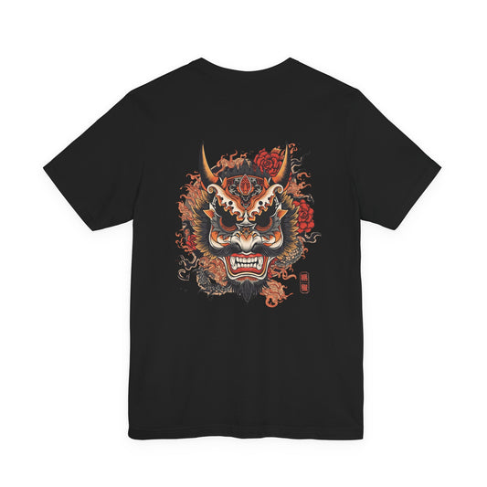The Bold Oni Mask Streetwear T-Shirt