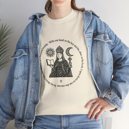 The High Priestess - ArcanaPop T-Shirt – Where Tarot Magic Meets Pop Art