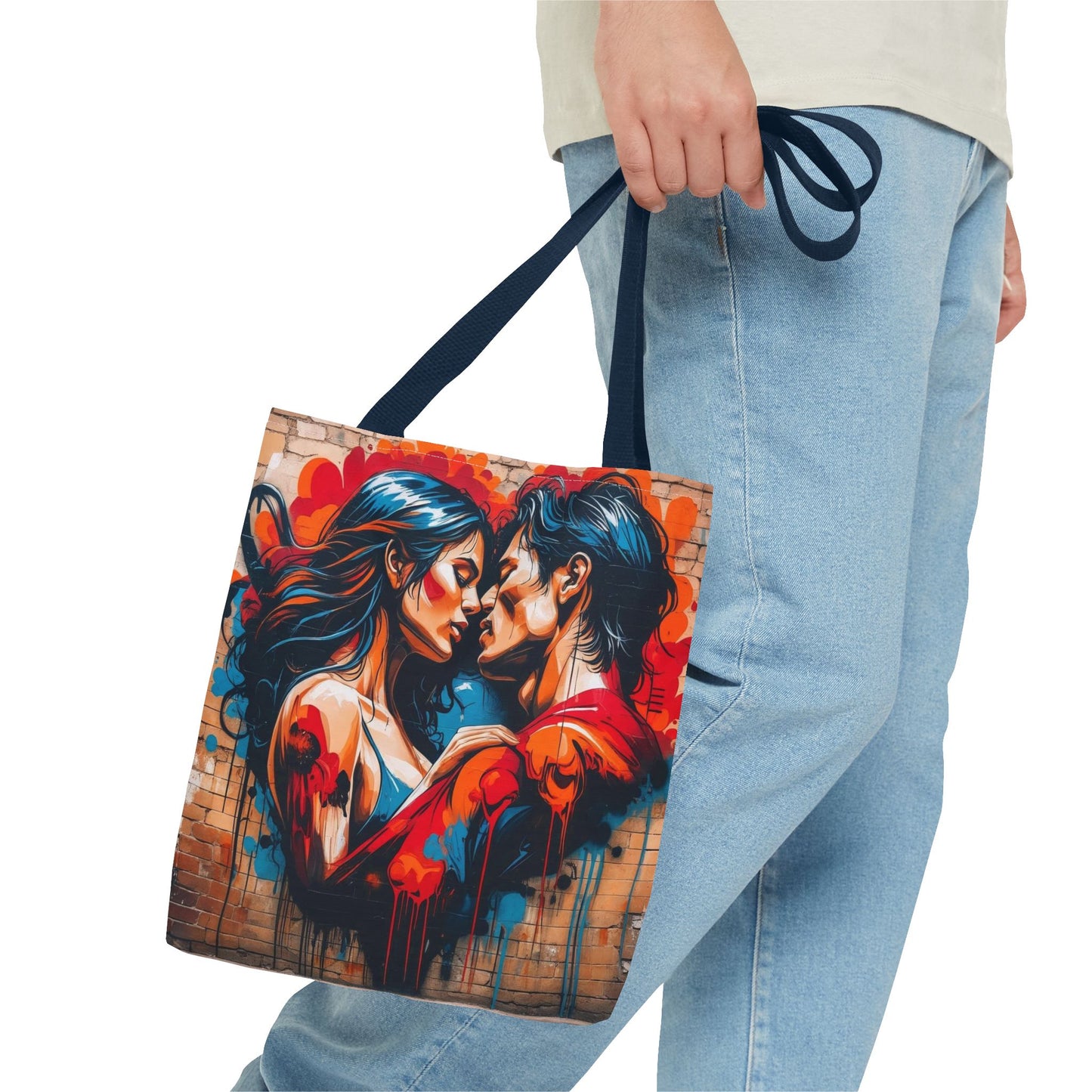 Artistic Surge - Eco-Friendly Canvas Tote Bag - LOVERS