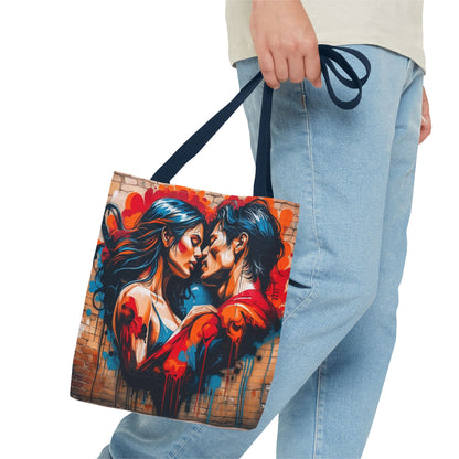 Artistic Surge - Eco-Friendly Canvas Tote Bag - LOVERS