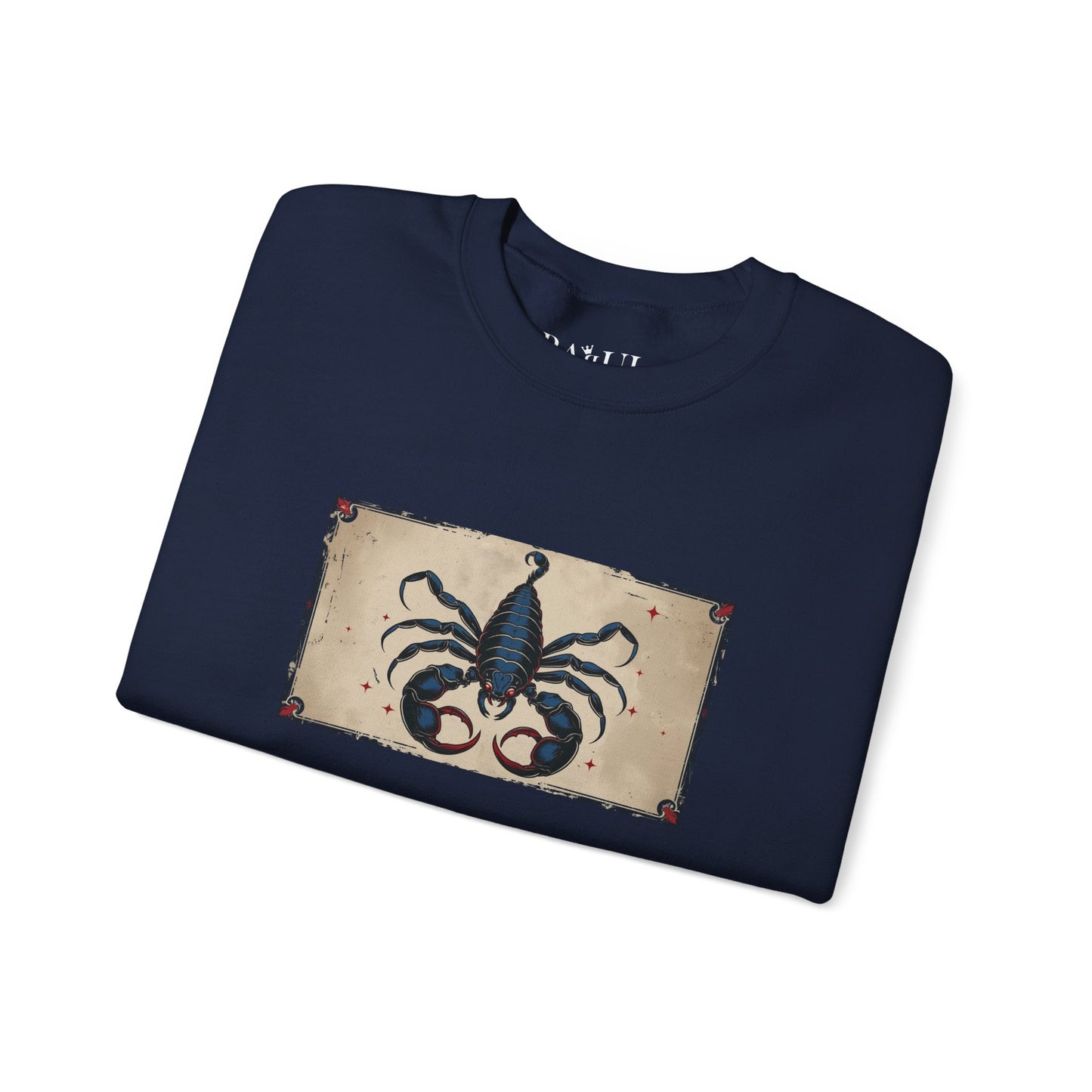 Scorpio - Gothic Zodiac Blue Sweatshirt