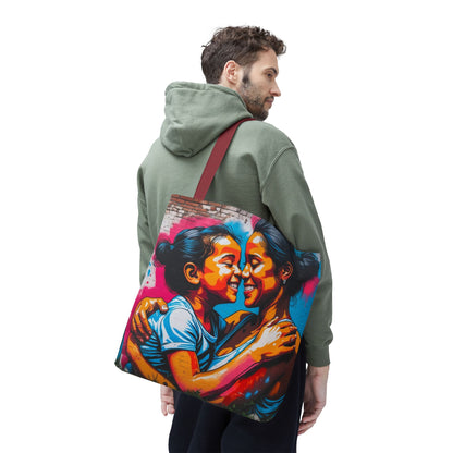 Artistic Surge - Eco-Friendly Canvas Tote Bag - SMILING HUG