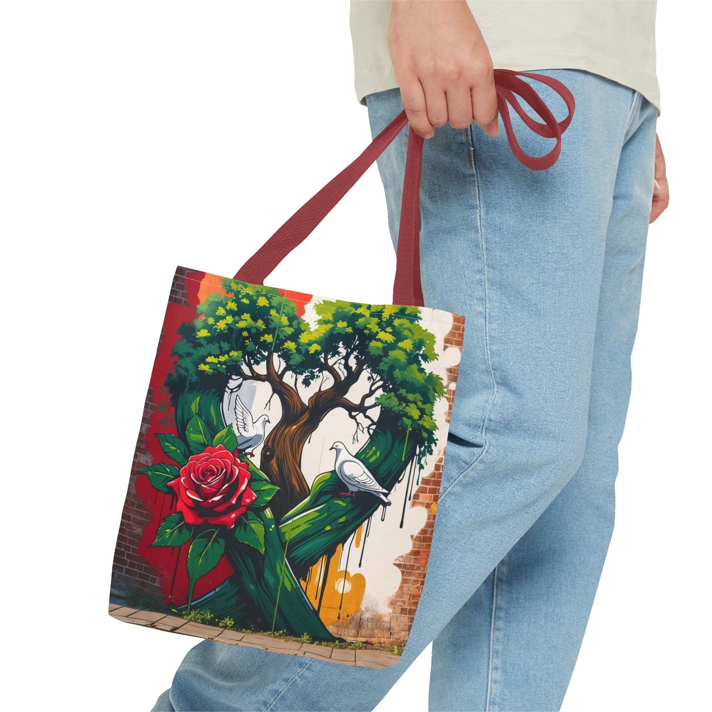 Artistic Surge - Eco-Friendly Canvas Tote Bag - ROSE