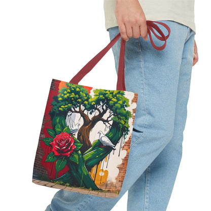 Artistic Surge - Eco-Friendly Canvas Tote Bag - ROSE